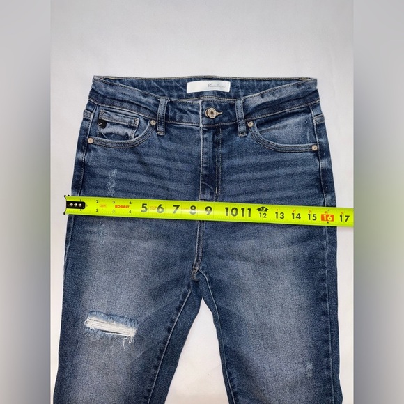 KanCan Size 7/27 Medium Wash Distressed Hi Rise Skinny Jeans KC8572D - Picture 3 of 9